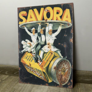 Savora Mostaza, Chefs Franceses - Chapa Vintage - ACS009