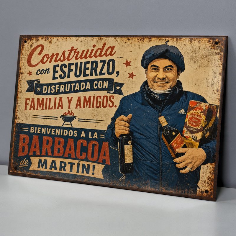 Chapa personalizada de ejemplo 4